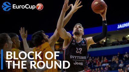 7DAYS EuroCup Block of the Round: Evaldas Kairys, Rytas Vilnius