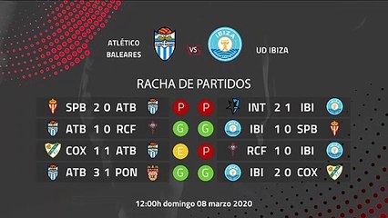Previa partido entre Atlético Baleares y UD Ibiza Jornada 28 Segunda División B