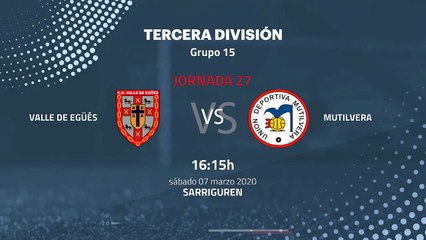 Previa partido entre Valle de Egüés y Mutilvera Jornada 27 Tercera División