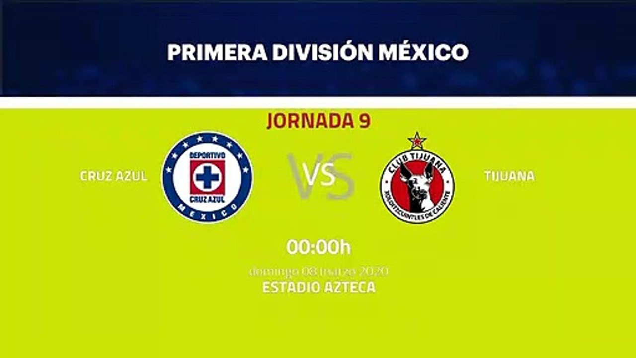 Previa partido entre Cruz Azul y Tijuana Jornada 9 Liga MX - Clausura