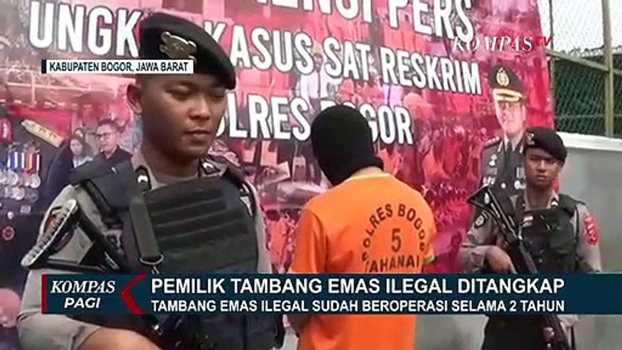 Ditemukan 70 Tong Berisi Emas Mentah, Pemilik Tambang Emas Ilegal Ini Diringkus Polisi
