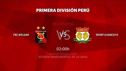 Previa partido entre FBC Melgar y Sport Huancayo Jornada 6 Perú - Liga 1 Apertura