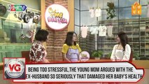 Being too stressful, the young mom argued with the ex-husband so seriously that damaged her baby's health