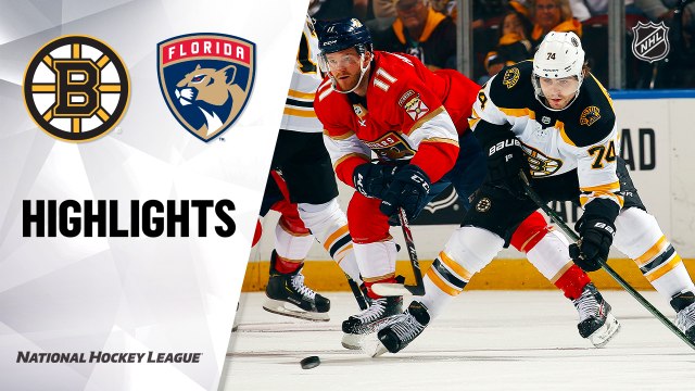 NHL Highlights | Bruins @ Panthers 3/05/2020