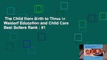 The Child from Birth to Three in Waldorf Education and Child Care  Best Sellers Rank : #1