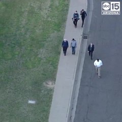 Bernie Sanders takes a stroll through Phoenix neighborhood