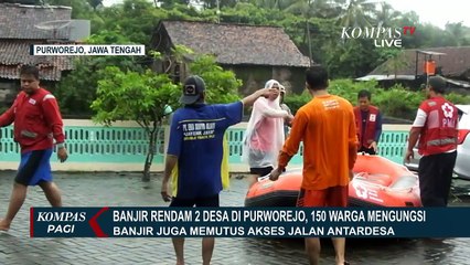 Banjir di Purworejo Capai 1 Meter, Lalu Lintas ke Yogyakarta Terhambat