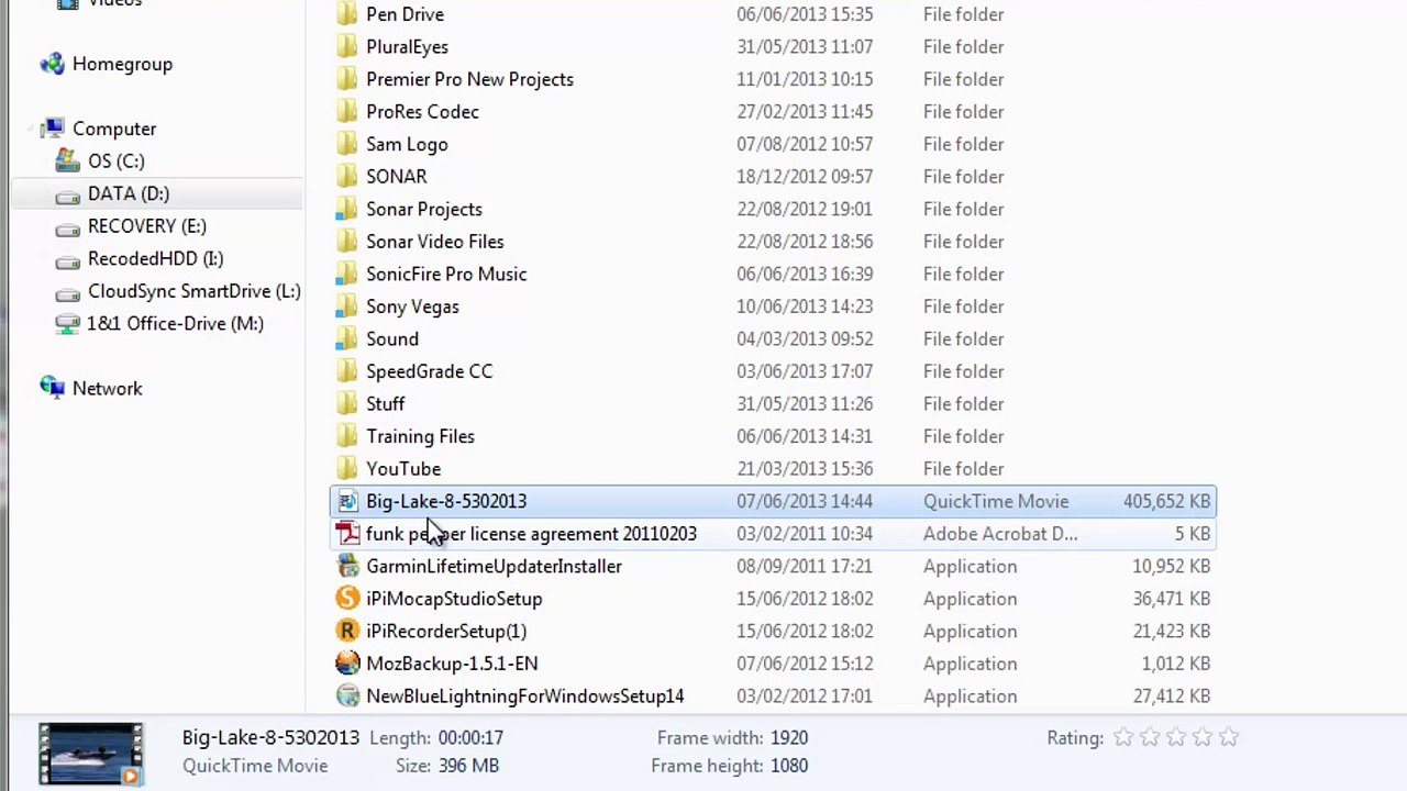 Vegas Pro 20 Working with Footage of Different Types