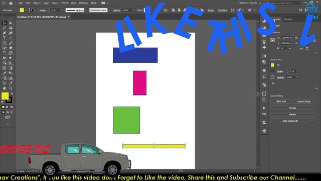 Align tool Adobe Illustrator Training - Class 18 - Watch Illustration Urdu / Hindi | @Aanav Creations @Technical Maanav