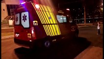Ford Ka e CB 300 colidem no Bairro Santa Cruz e socorristas do Siate são mobilizados a atenderem uma vítima