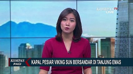 Kapal Pesiar Viking Sun Berlabuh di Semarang, Penumpang Tetap Dilarang Turun