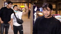 Bigg Boss 13 Winner Sidharth Shukla Arrives In Style At Mumbai Airport