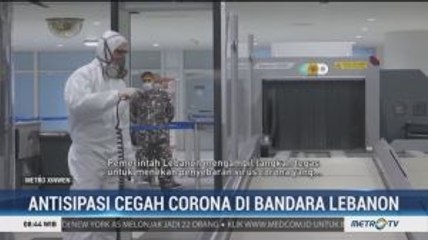 Bandara Lebanon Semprot Disinfektan untuk Cegah Corona