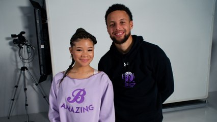 Stephen Curry, Storm Reid: Under Armour Curry 7's "Bamazing" Colorway