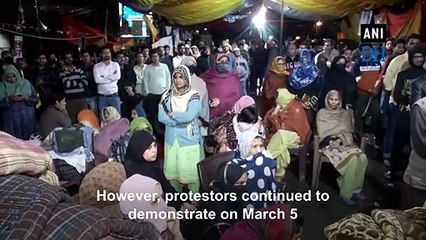 Protest continues at Shaheen Bagh