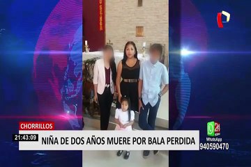 Niña fallecida en Chorrillos no tenía relación con expareja del asesino