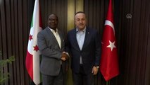 Dışişleri Bakanı Çavuşoğlu, Burundi Dışişleri Bakanı Ezéchiel Nibigira ile görüştü
