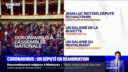 Coronavirus: un député en réanimation - 06/03
