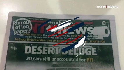 Koronavirüs nedeniyle tuvalet kağıtlarını tüketen Avustralyalılara gazete desteği