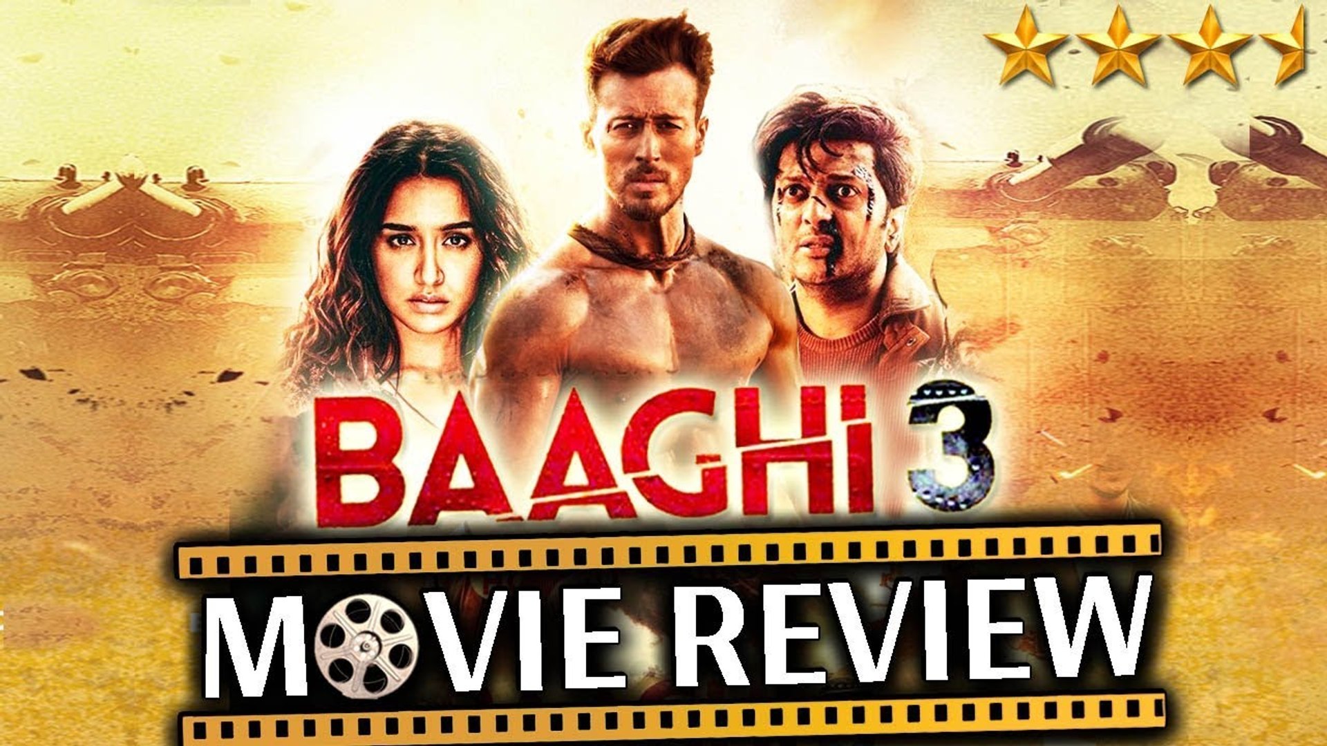 BAAGHI 3 MOVIE REVIEW TIGER SHROFF SHRADDHA KAPOOR RITEISH DESHMUKH