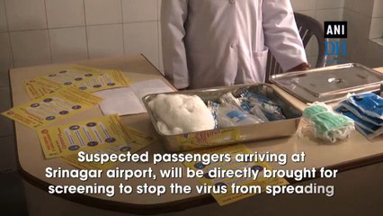 Isolation center set up in Srinagar to counter coronavirus spread