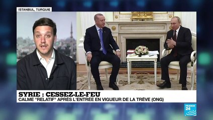 Guerre en Syrie : quelles zones sont-elles concernées par le cessez-le-feu d'Erdogan et Poutine ?