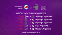 Previa partido entre Argentinos Juniors y Rosario Central Jornada 23 Superliga Argentina