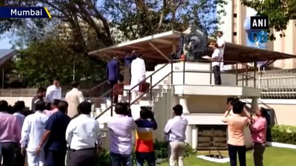 CM Uddhav Thackeray pays respects to Chhatrapati Shivaji ahead of assembly budget