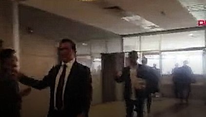 Barış Pehlivan'ın Çağlayan Adliyesi'ndeki görüntüleri