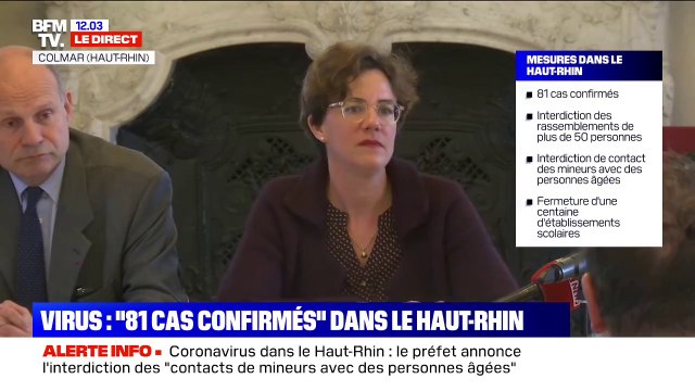 Coronavirus: l'ARS du Grand-Est dénombre 81 cas avérés dans le Haut-Rhin