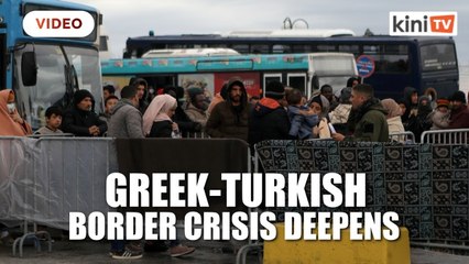 Descargar video: Greece blocks 35,000 migrants, plans to deport arrivals after March 1