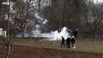 Yunan polisi Türk tarafına saldırdı! Misliyle karşılık verildi
