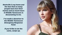 Taylor Swift Donates $1 Million to Tennessee Tornado Relief