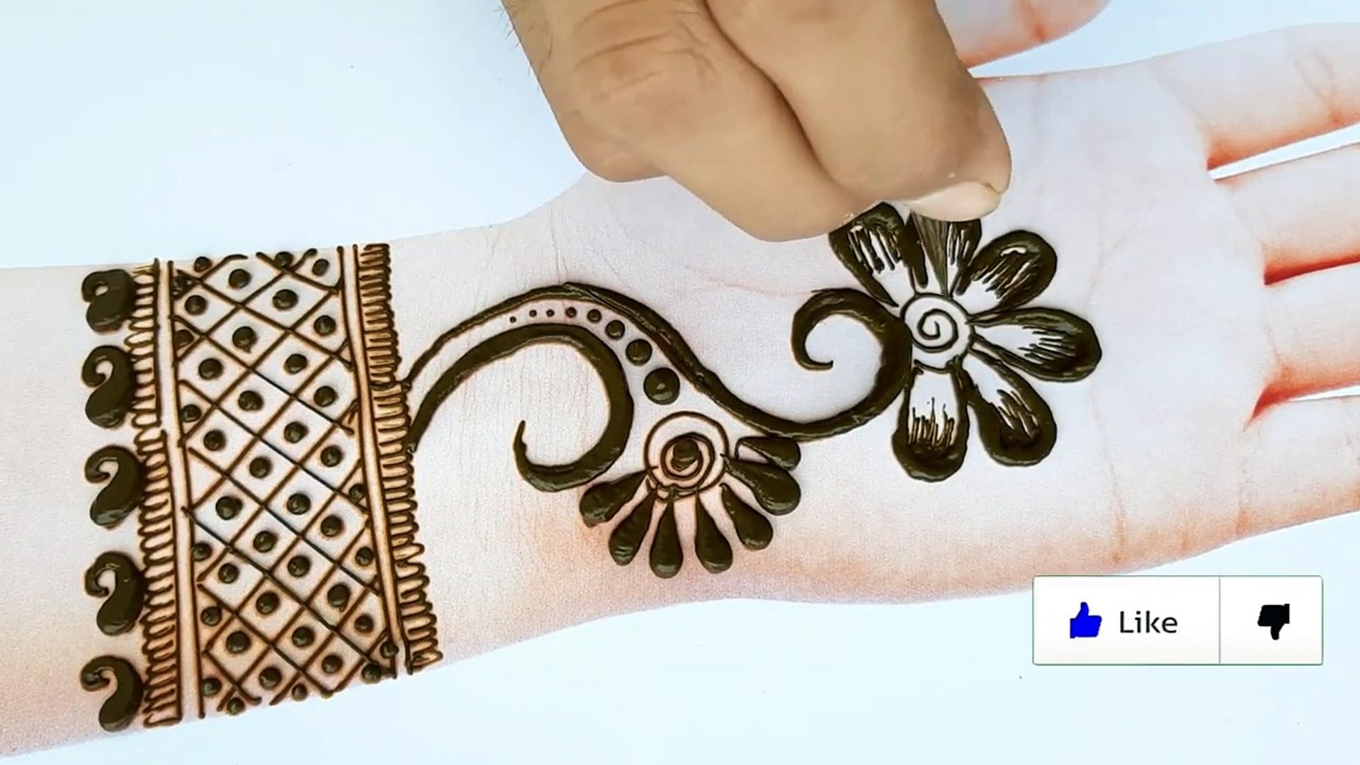 Latest Simple Mehndi Design For Hands Easy Mehendi Design Front Hand New Mehndi Design Video Dailymotion