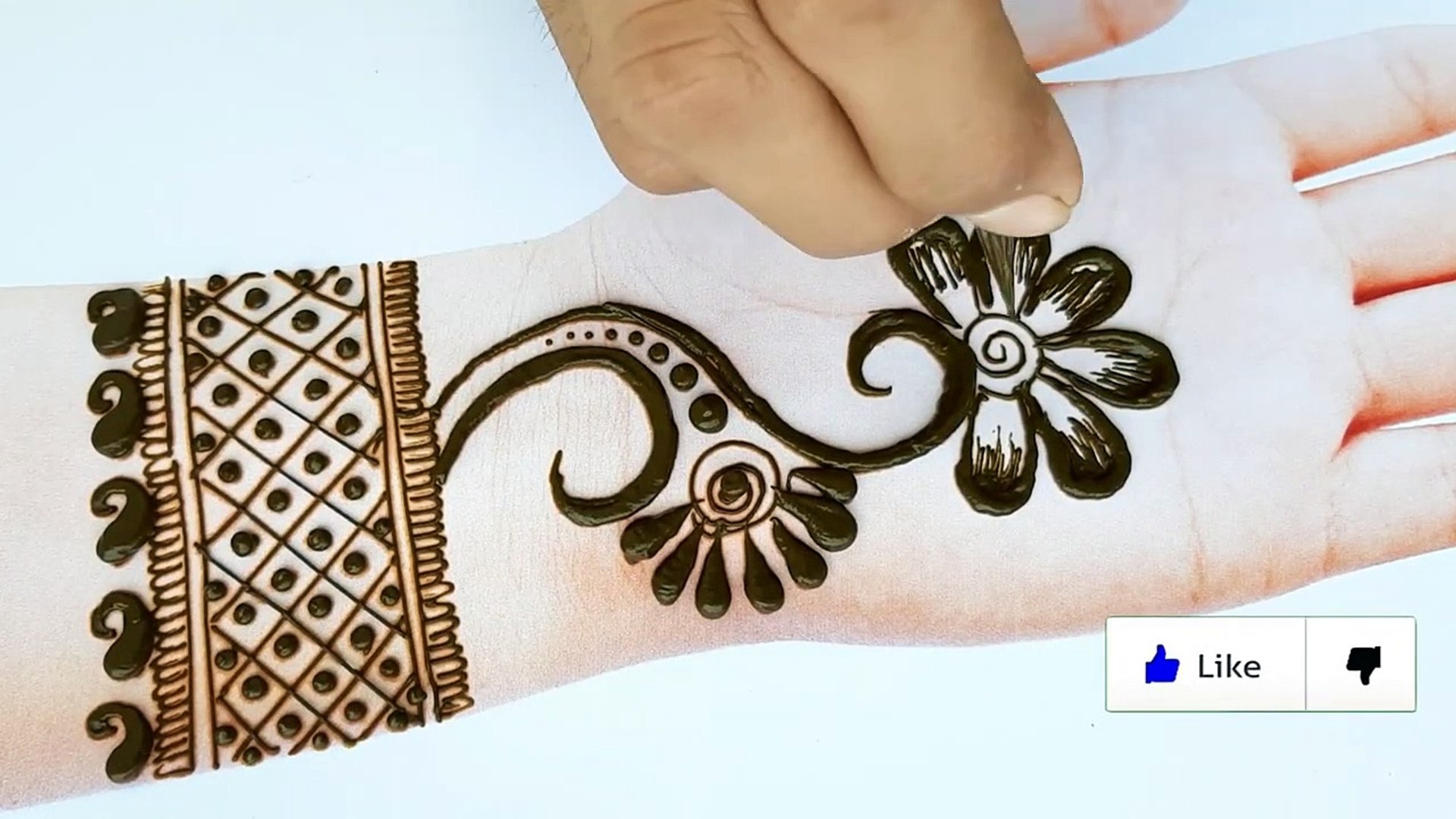 Latest Simple Mehndi Design For Hands Easy Mehendi Design Front Hand New Mehndi Design 22 Video Dailymotion