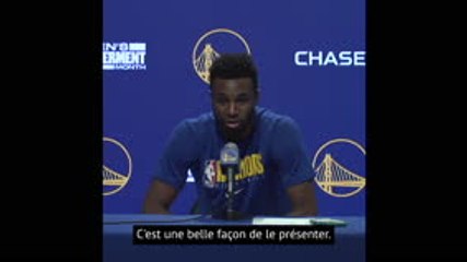NBA - Wiggins : "Curry est la superstar la plus altruiste"