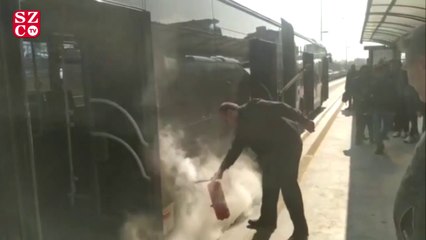 Metrobüste korku dolu anlar