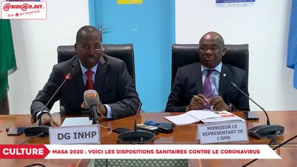 MASA 2020 : Voici les dispositions sanitaires contre le coronavirus
