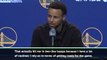 Curry admits he's still adjusting to new team-mates after stunning return