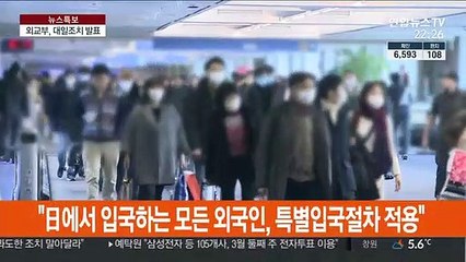 "9일부터 日무비자 입국 중단"…외교부, 대일조치 발표