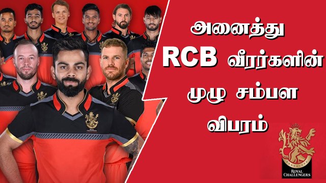 IPL 2020: List Of All Royal Challengers Bangalore Players And Their Salaries