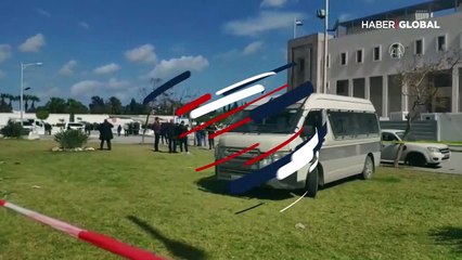 ABD elçiliği yakınında kendini patlattı!