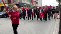 Osmaniye kadirli'nin 100. kurtuluş yılında şehitlere saygı yürüyüşü yapıldı