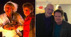 « Doc et Marty » réunis 35 ans après la sortie de « Retour vers le futur »