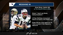 Drew Brees Shares His Thoughts On Tom Brady Free Agency Rumors