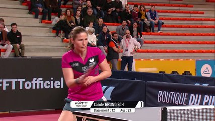 Carole Grundisch - Anaïs Salpin / Demi-finale simple dames