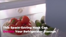 This Space-Saving Hack Can Double Your Refrigerator Storage