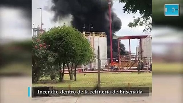 Susto y tensión por el incendio dentro de refinería de YPF en Ensenada