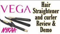 Vega hair Straightener & curler || Review & demo || Nykaa Unboxing || Mansi-Loves-Fashion
