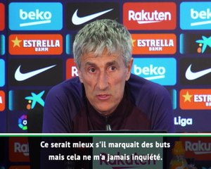 27e j. - Setién : "Je me fiche que Messi n'ait pas marqué lors de 6 des 7 derniers matches"